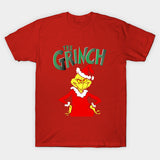 Men and Women Grinch Shirt Christmas Loose plus Size T-shirt