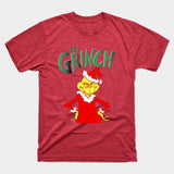 Men and Women Grinch Shirt Christmas Loose plus Size T-shirt