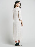 Beth Dutton Bohemian Dress Winter Autumn Maxi Dresses Embroidered Dress V-neck Dress