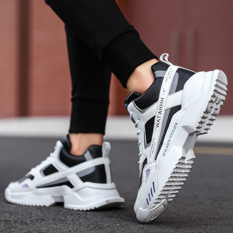 Men Sneakers Men Walking Shoes for Jogging Breathable Lightweight Shoes Fall Mid-Top Casual Cool