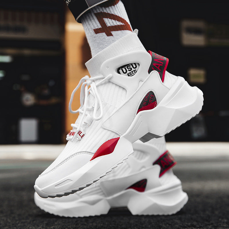 Men Sneakers Men Walking Shoes For Jogging Breathable Lightweight Shoes Little White Sneakers Leisure