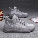 Men Sneakers Men Walking Shoes for Jogging Breathable Lightweight Shoes High Top Retro Sports Personal Leisure