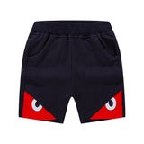 Boy Shorts Boys' Shorts Summer Pure Cotton Children's Casual Cropped Pants Western Style Color Matching
