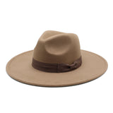 Beth Dutton Hat Autumn and Winter Woolen Large Brim Jazz Top Hat Men's and Women's Fashion Casual