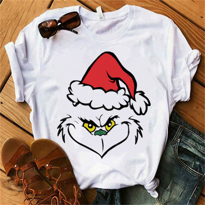 Men and Women Grinch Shirt Christmas Spoof T-shirt