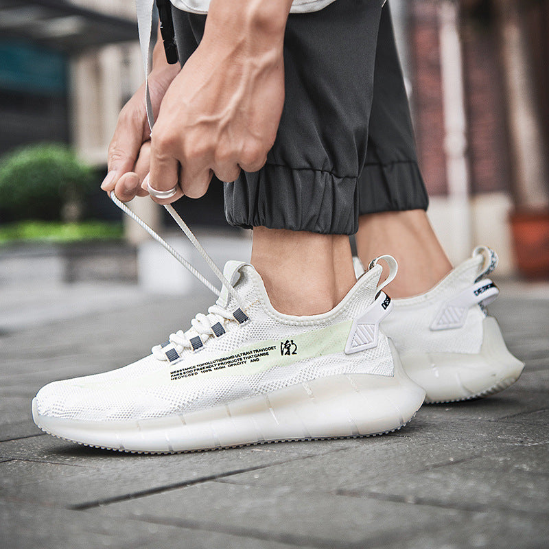 Men Sneakers Men Walking Shoes for Jogging Breathable Lightweight Shoes Fall Men's Breathable Shoes Flyknit Running Shoes
