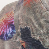 Bucket Hat Fishing Cap Cotton Print Fisherman Hat Men and Women Fashion Color Printing Casual Sun-Proof Bucket Hat