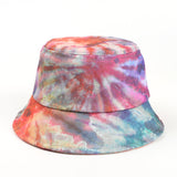 Bucket Hat Fishing Cap Cotton Print Fisherman Hat Men and Women Fashion Color Printing Casual Sun-Proof Bucket Hat
