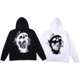 Kanye West Sunday Service Hoodie Skull Brushed Hoody Hoodie Couple