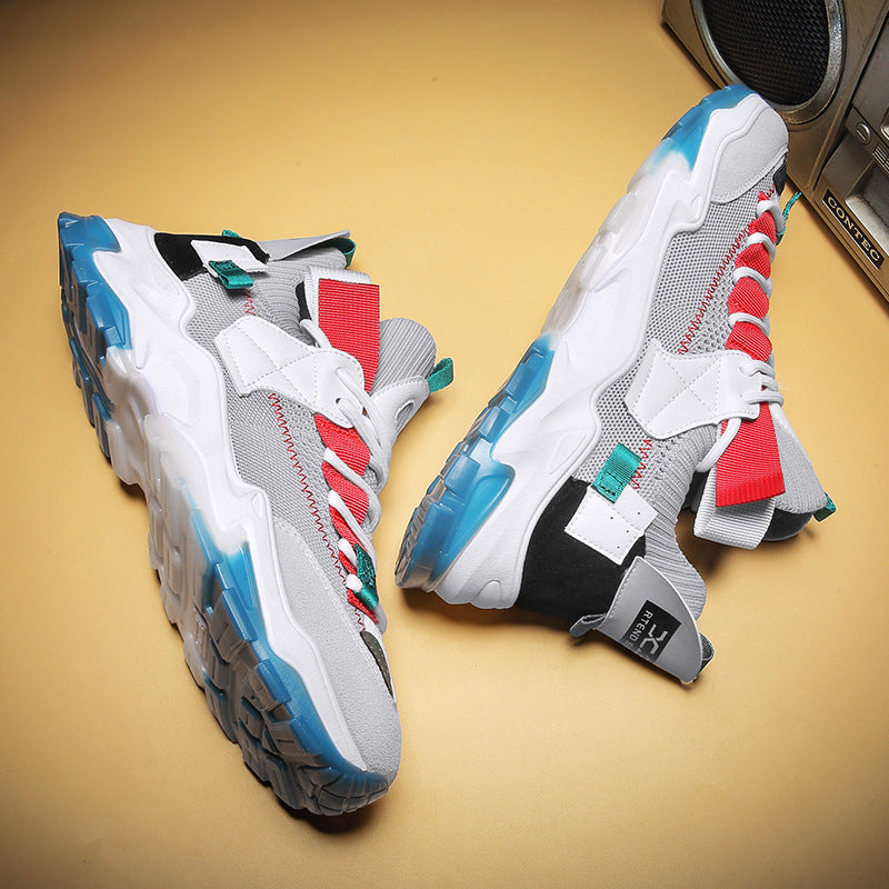 Men Sneakers Men Walking Shoes For Jogging Breathable Lightweight Shoes Autumn Leisure Breathable Sports Running Shoes