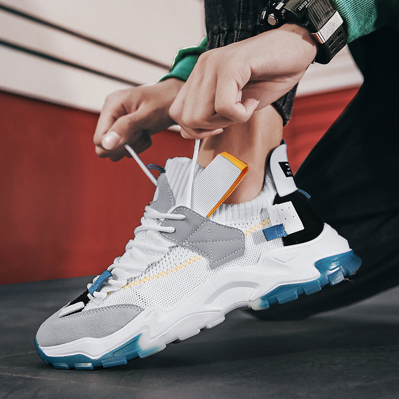 Men Sneakers Men Walking Shoes For Jogging Breathable Lightweight Shoes Autumn Leisure Breathable Sports Running Shoes