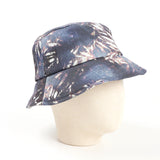 Bucket Hat Fishing Cap Cotton Print Fisherman Hat Men and Women Fashion Denim Blue Casual Sun Hat