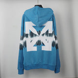 Off White Hoodie With Arrow Print Autumn And Winter Hoodie Men'S And Women'S Casual Street Sweater Owt