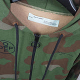 Off White Jacket Black Arrow Print Cardigan Zipper Hoodie Coat Owt