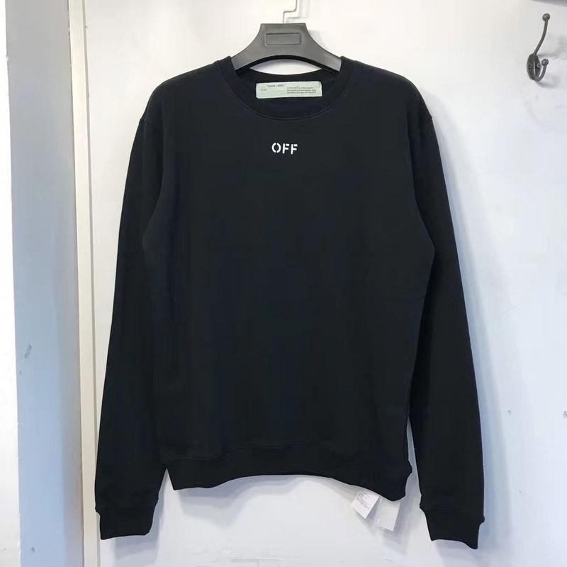 Off White Hoodie With Arrow Print Ow Autumn Arrow Print Round Neck Pullover Short Sleeve Tshirt Hair Men'S Clothing Owt