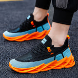 Men Sneakers Men Walking Shoes for Jogging Breathable Lightweight Shoes Men's Shoes Spring and Summer Sports Casual Breathable Flyknit