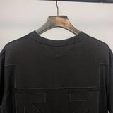 Off White T Shirt Black Arrow Short Sleeve Round Neck Pullover Loose Tshirt Men'S Top Owt
