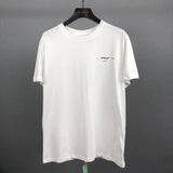 Off White T Shirt Black Arrow Short Sleeve Round Neck Pullover Loose Tshirt Men'S Top Owt