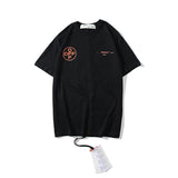 Off White T Shirt Ow Printed Large Size Short Sleeve Men'S Tshirt Large Size Men'S Clothing Owt