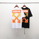 Off White T Shirt Ow Printed Large Size Short Sleeve Men'S Tshirt Large Size Men'S Clothing Owt