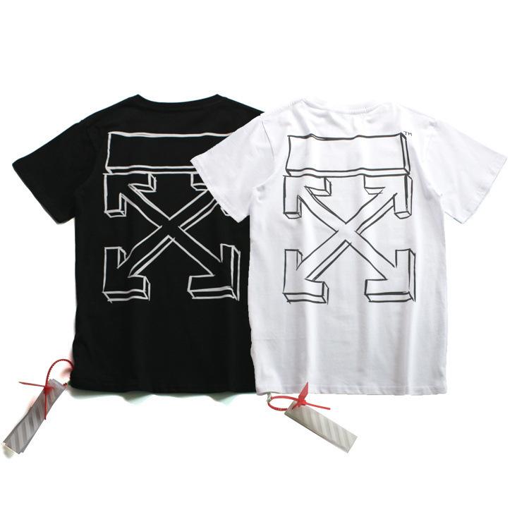 Off White T Shirt Summer Versatile Short Sleeve Tshirt Owt