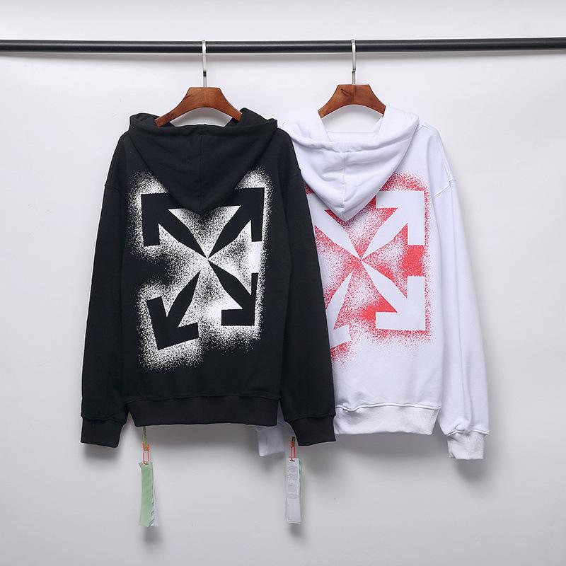 Off White Hoodie With Arrow Print Arrow Hooded Ow Hoodie Sweatpants Plus Size Retro Sports Owt