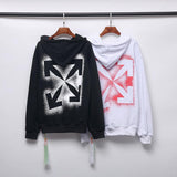 Off White Hoodie With Arrow Print Arrow Hooded Ow Hoodie Sweatpants Plus Size Retro Sports Owt