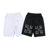 Off White Shorts 3d Printed Summer Men'S Shorts Owt