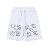 Off White Shorts 3d Printed Summer Men'S Shorts Owt