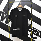 Off White T Shirt Printed Short Sleeve Tshirt Outer Plus Size Casual Men'S Clothing Owt