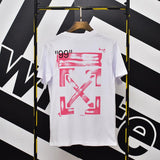 Off White T Shirt Printed Short Sleeve Tshirt Outer Plus Size Casual Men'S Clothing Owt