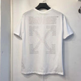Off White T Shirt Summer Menswear Top Arrow Print Male And Female Couple Short Sleeve Tshirt Owt