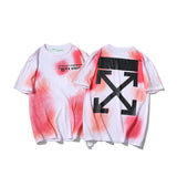 Off White T Shirt Ow Men'S And Women'S Arrow Short Sleeve Tshirt Casual Plus Size Owt