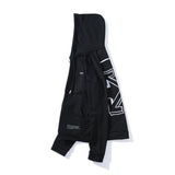 Off White Hoodie With Arrow Print Sweater Cardigan Zipper Hooded Jacket Plus Size Men'S Clothing Owt