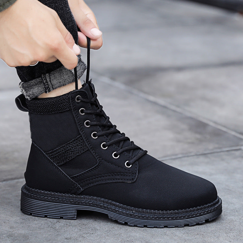 Men's Boots Work Boot Men Casual Hiking Boots Autumn and Winter Dr. Martens Boots Workwear Men's Shoes