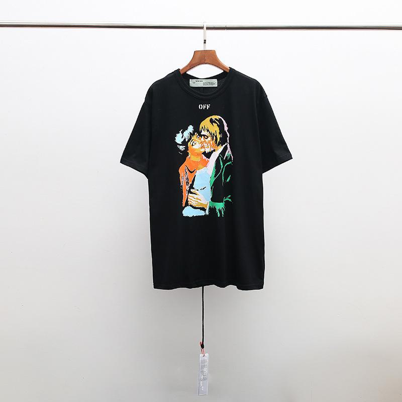 Off White T Shirt Arrow Men'S And Women'S Short Sleeve Tshirt Plus Size Casual Top Owt