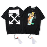 Off White T Shirt Arrow Men'S And Women'S Short Sleeve Tshirt Plus Size Casual Top Owt