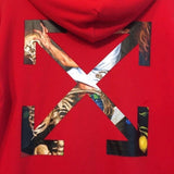 Off White Autumn And Winter Arrow Print Pullover Male And Female Couples Wear Hoodie Sweater Owt