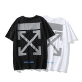 Off White T Shirt Off Ow Head Print Cotton Men'S Short Sleeve Casual Women'S Tshirt Owt