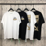 Off White T Shirt Ow Men'S And Women'S Loose Short Sleeve Tshirt Large Size Casual Men'S Clothing Owt
