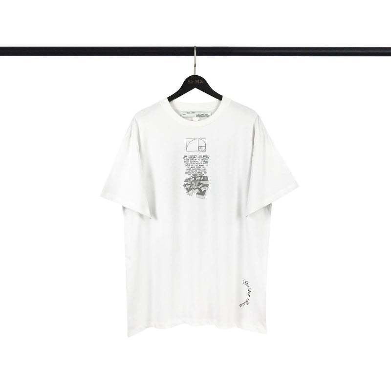 Off White T Shirt Ow Head Print Tee Men'S And Women'S Short Sleeve Tshirt Owt