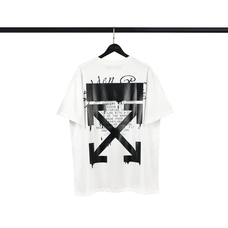 Off White T Shirt Ow Head Print Tee Men'S And Women'S Short Sleeve Tshirt Owt
