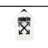 Off White T Shirt Ow Head Print Tee Men'S And Women'S Short Sleeve Tshirt Owt