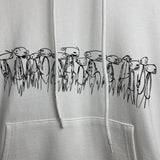 Off White Hoodie With Arrow Print Colorful Gradient Arrow Cotton Hooded Sweater Ow Men'S And Women'S Tops Owt