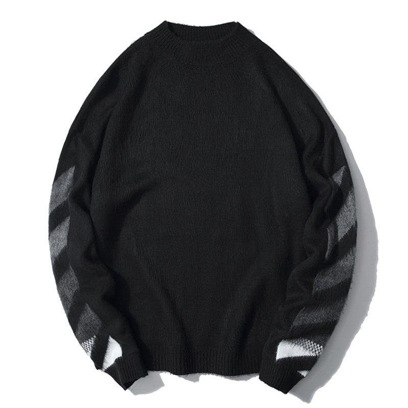 Off White Coat Sweater Warm Autumn Ow Printed Sweater For Men Owt