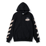 Off White Hoodie With Arrow Print Sweater Autumn Ow Arrow Print Sweater Pure Cotton Loose Men'S And Women'S Coats Owt