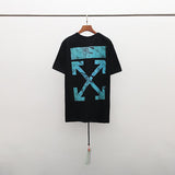Off White T Shirt Summer Men'S And Women'S Short Sleeve Tshirt Large Size Men'S Top Owt
