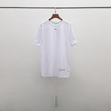Off White T Shirt Summer Men'S And Women'S Short Sleeve Tshirt Large Size Men'S Top Owt
