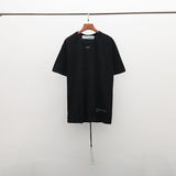 Off White T Shirt Summer Men'S And Women'S Short Sleeve Tshirt Large Size Men'S Top Owt