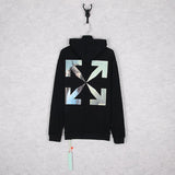 Off White Hoodie With Arrow Print Autumn And Winter Ow Hooded Sweater High Street Hoodie Plus Size Casual Men'S Clothing Owt